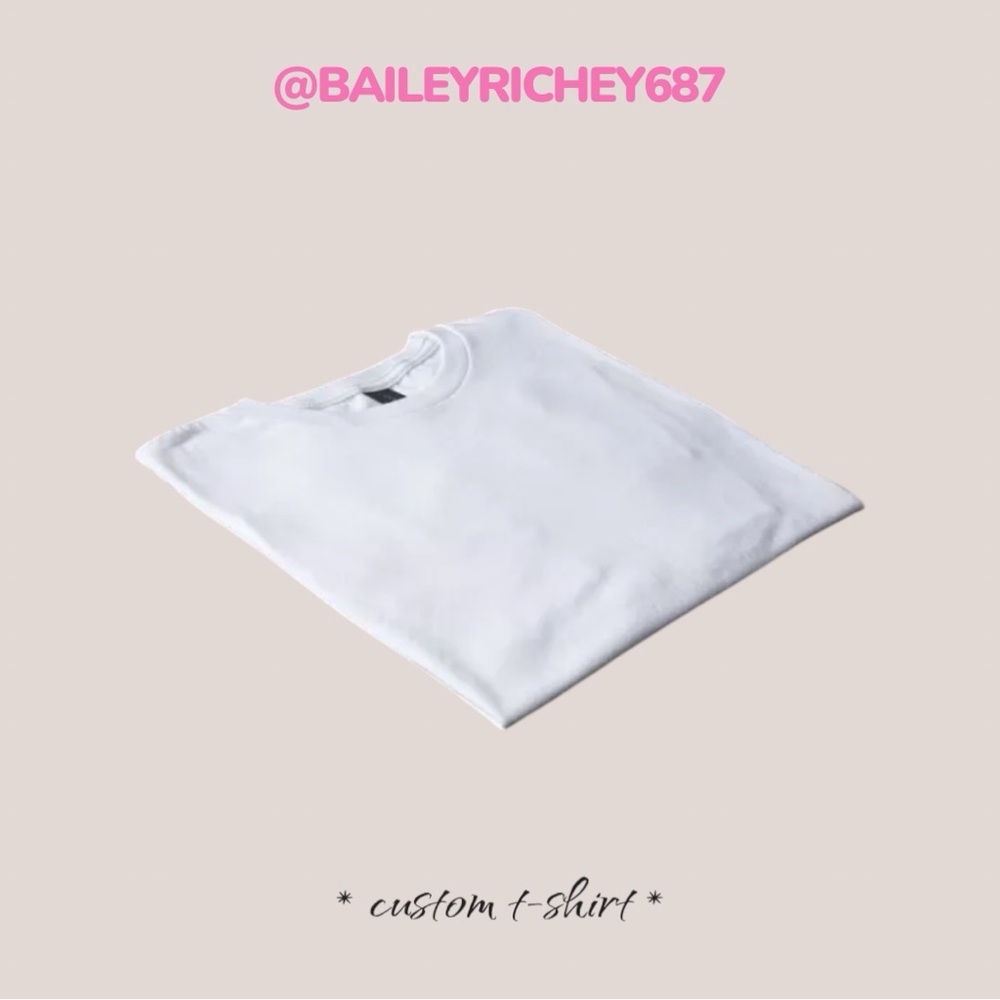 Custom White Adult Short Sleeve T-Shirt